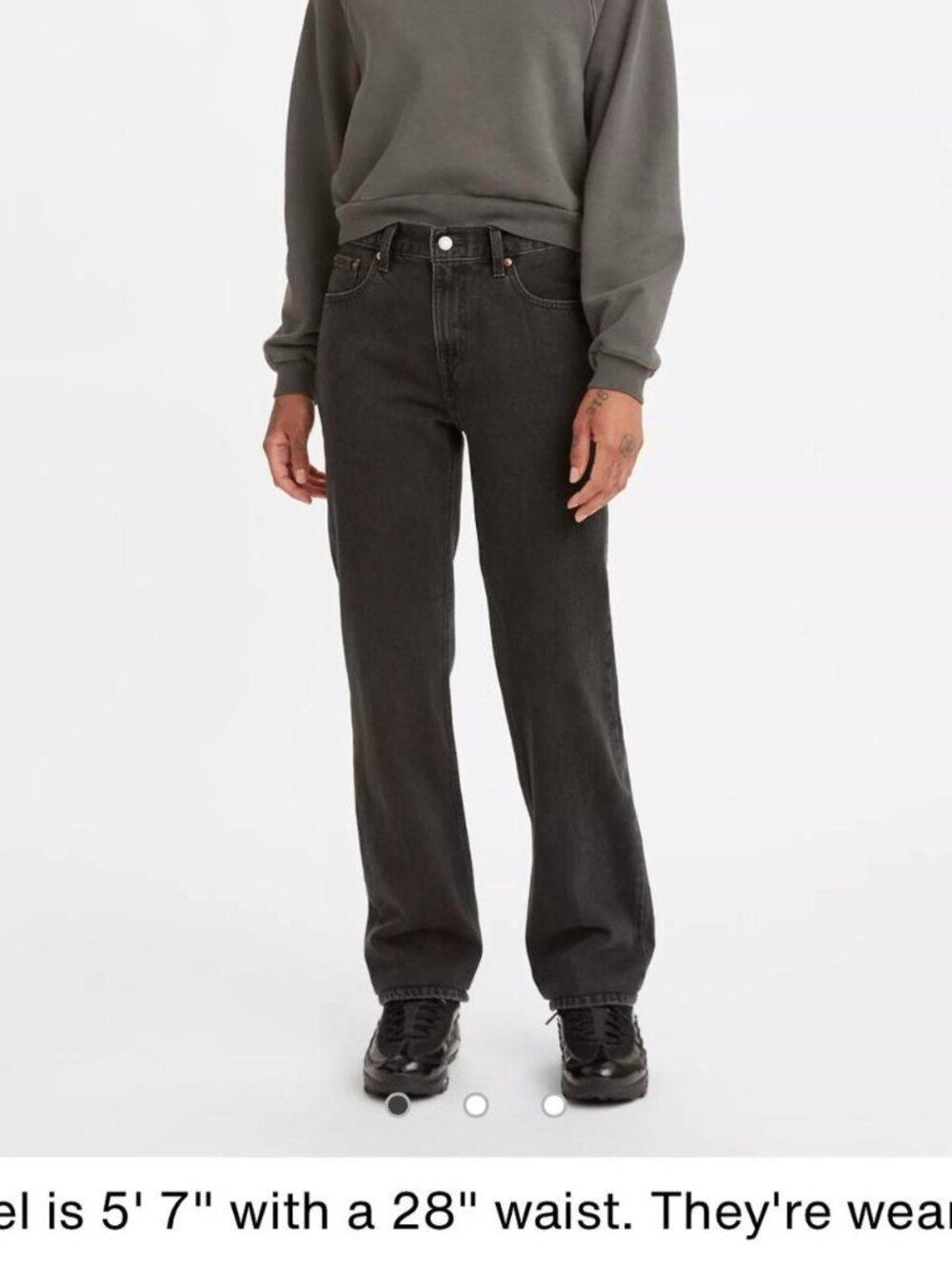 LEVI'S low pro straight jeans (sz25)